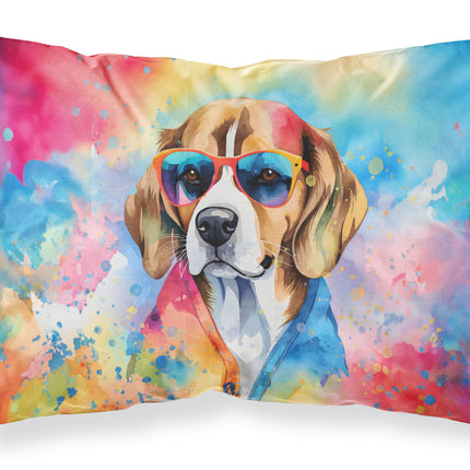 Beagle Hippie Dawg Standard Pillowcase