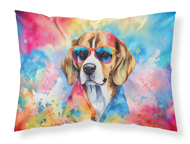 Beagle Hippie Dawg Standard Pillowcase