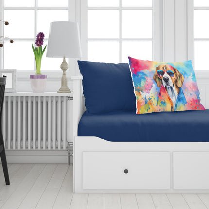 Beagle Hippie Dawg Standard Pillowcase