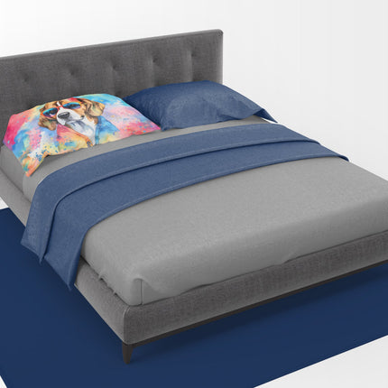 Beagle Hippie Dawg Standard Pillowcase