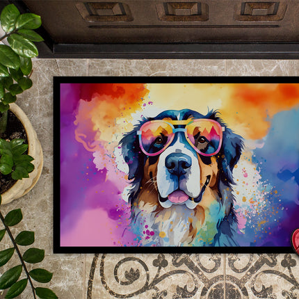 Bernese Mountain Dog Hippie Dawg Doormat