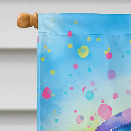 Dachshund Hippie Dawg House Flag