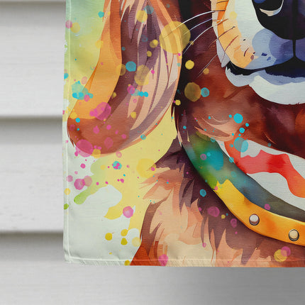 Dachshund Hippie Dawg House Flag