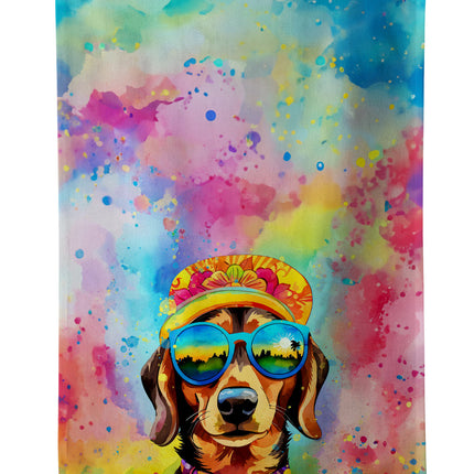 Dachshund Hippie Dawg Kitchen Towel