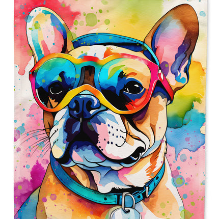 French Bulldog Hippie Dawg Garden Flag
