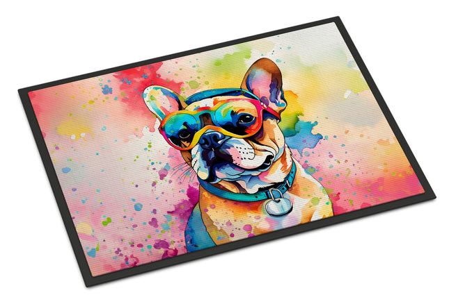 French Bulldog Hippie Dawg Doormat