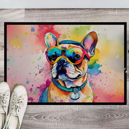 French Bulldog Hippie Dawg Doormat