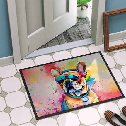 French Bulldog Hippie Dawg Doormat