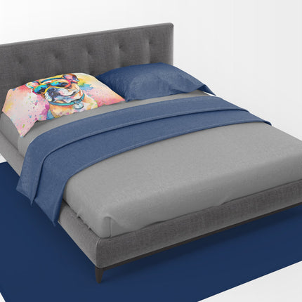 French Bulldog Hippie Dawg Standard Pillowcase