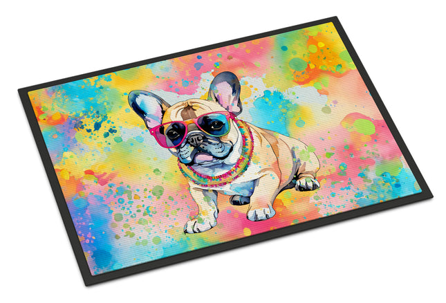 French Bulldog Hippie Dawg Doormat