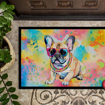 French Bulldog Hippie Dawg Doormat