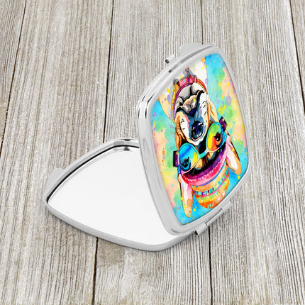 French Bulldog Hippie Dawg Compact Mirror