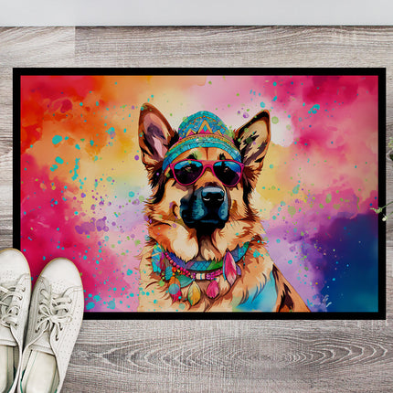 German Shepherd Hippie Dawg Doormat