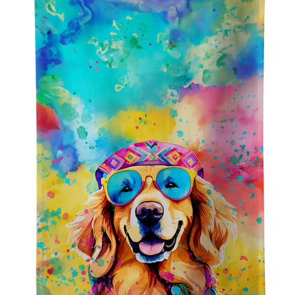 Golden Retriever Hippie Dawg Kitchen Towel