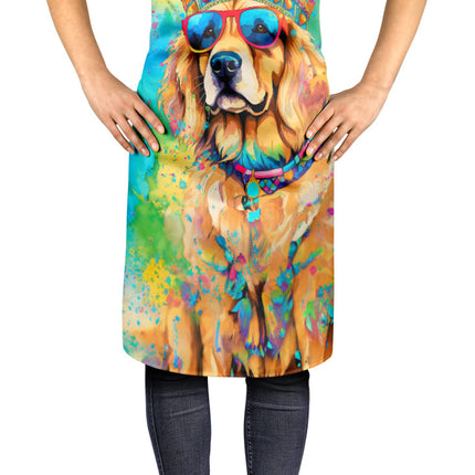 Golden Retriever Hippie Dawg Apron