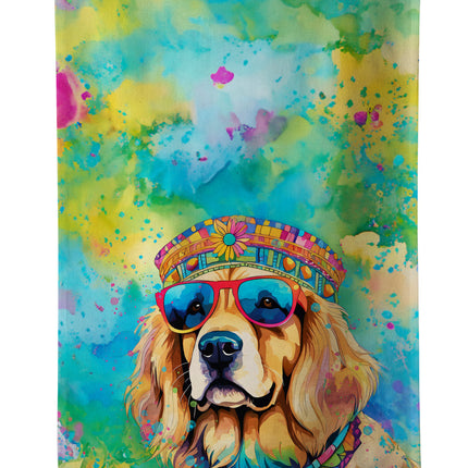 Golden Retriever Hippie Dawg Kitchen Towel