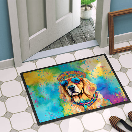Golden Retriever Hippie Dawg Doormat
