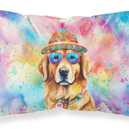 Golden Retriever Hippie Dawg Standard Pillowcase