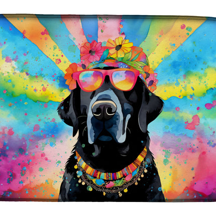 Black Labrador Hippie Dawg Dish Drying Mat