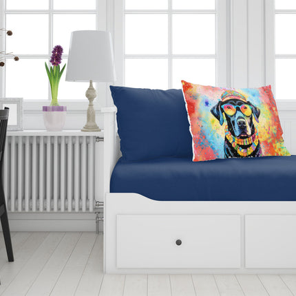 Black Labrador Hippie Dawg Standard Pillowcase