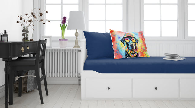 Black Labrador Hippie Dawg Standard Pillowcase