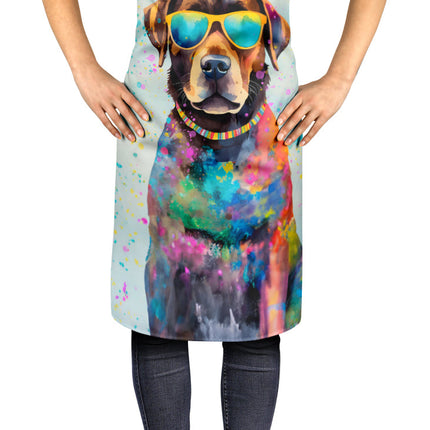 Chocolate Labrador Hippie Dawg Apron