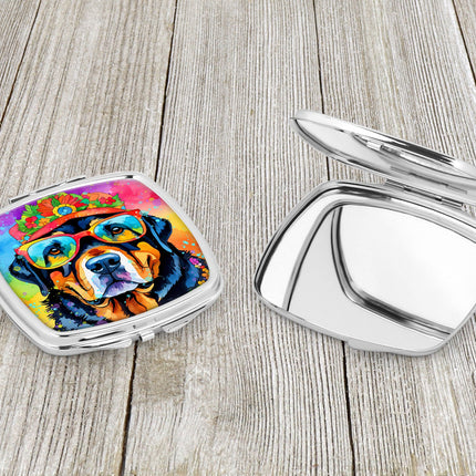 Rottweiler Hippie Dawg Compact Mirror