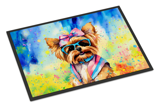 Yorkshire Terrier Hippie Dawg Doormat