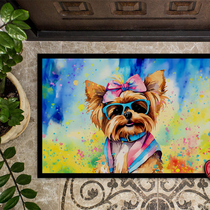 Yorkshire Terrier Hippie Dawg Doormat