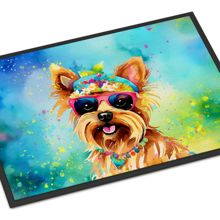 Yorkshire Terrier Hippie Dawg Doormat