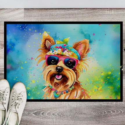 Yorkshire Terrier Hippie Dawg Doormat