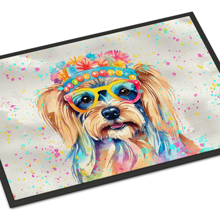 Yorkshire Terrier Hippie Dawg Doormat