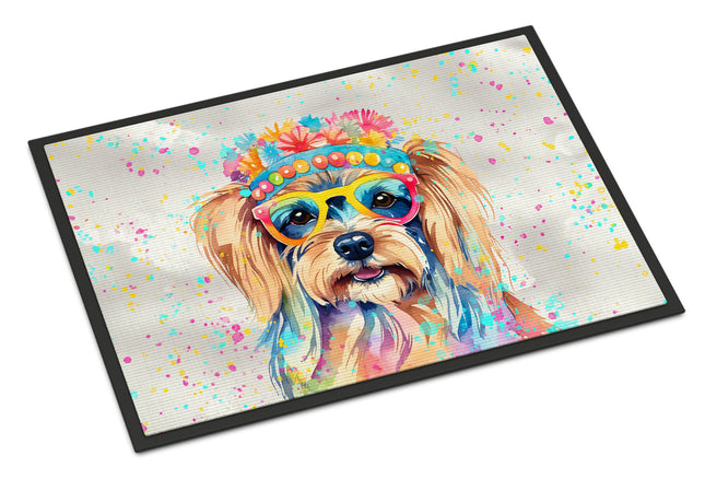 Yorkshire Terrier Hippie Dawg Doormat