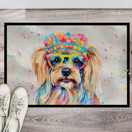 Yorkshire Terrier Hippie Dawg Doormat