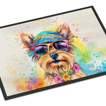 Yorkshire Terrier Hippie Dawg Doormat