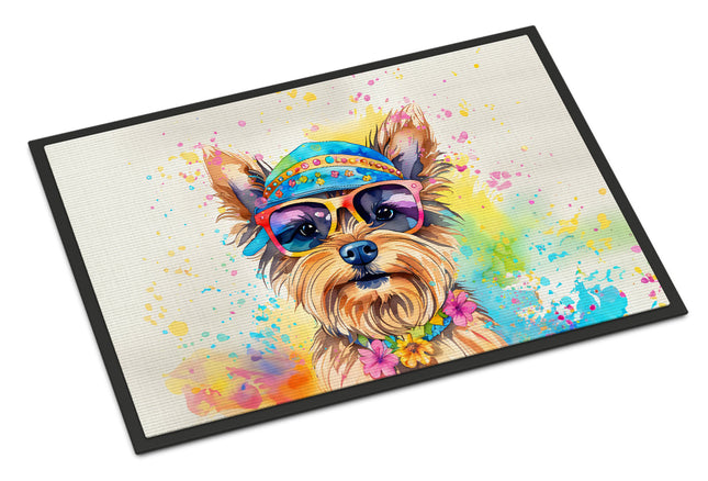Yorkshire Terrier Hippie Dawg Doormat