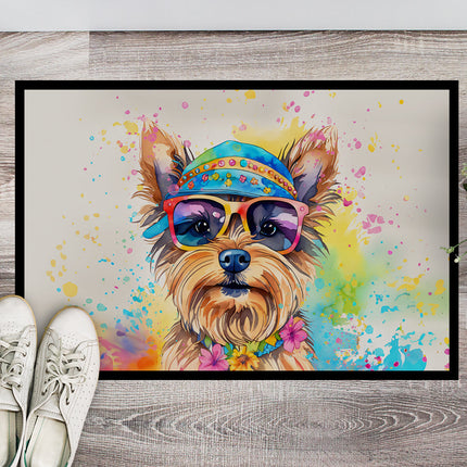 Yorkshire Terrier Hippie Dawg Doormat