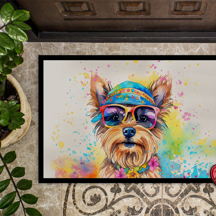 Yorkshire Terrier Hippie Dawg Doormat