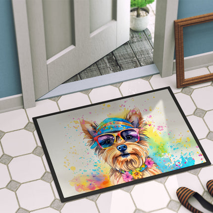 Yorkshire Terrier Hippie Dawg Doormat