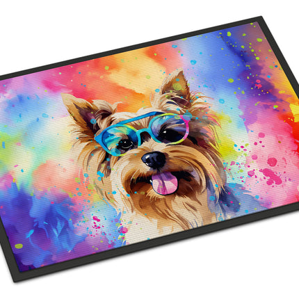 Yorkshire Terrier Hippie Dawg Doormat