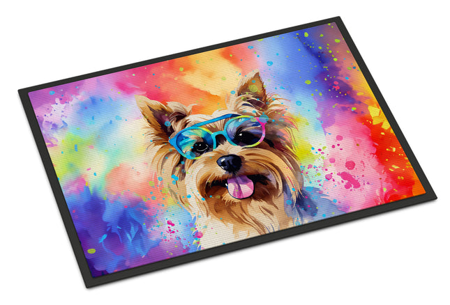 Yorkshire Terrier Hippie Dawg Doormat