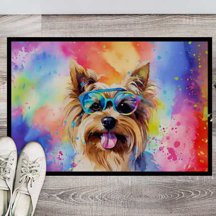 Yorkshire Terrier Hippie Dawg Doormat