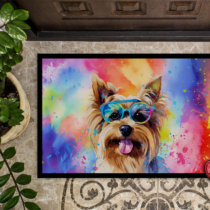 Yorkshire Terrier Hippie Dawg Doormat