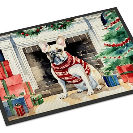 French Bulldog Cozy Christmas Doormat