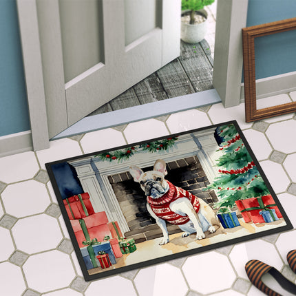 French Bulldog Cozy Christmas Doormat