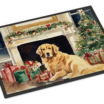Golden Retriever Cozy Christmas Doormat