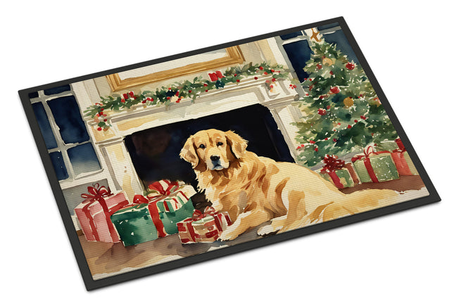 Golden Retriever Cozy Christmas Doormat