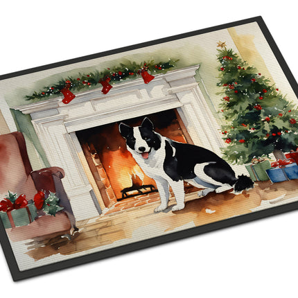 Karelian Bear Dog Cozy Christmas Doormat