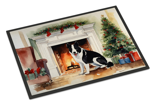 Karelian Bear Dog Cozy Christmas Doormat