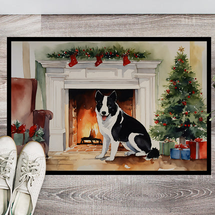 Karelian Bear Dog Cozy Christmas Doormat